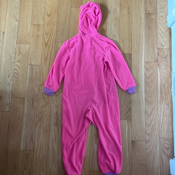 Size 4 footless onesie pajamas. Well loved condition. Super comfy. - Picture 3 of 10